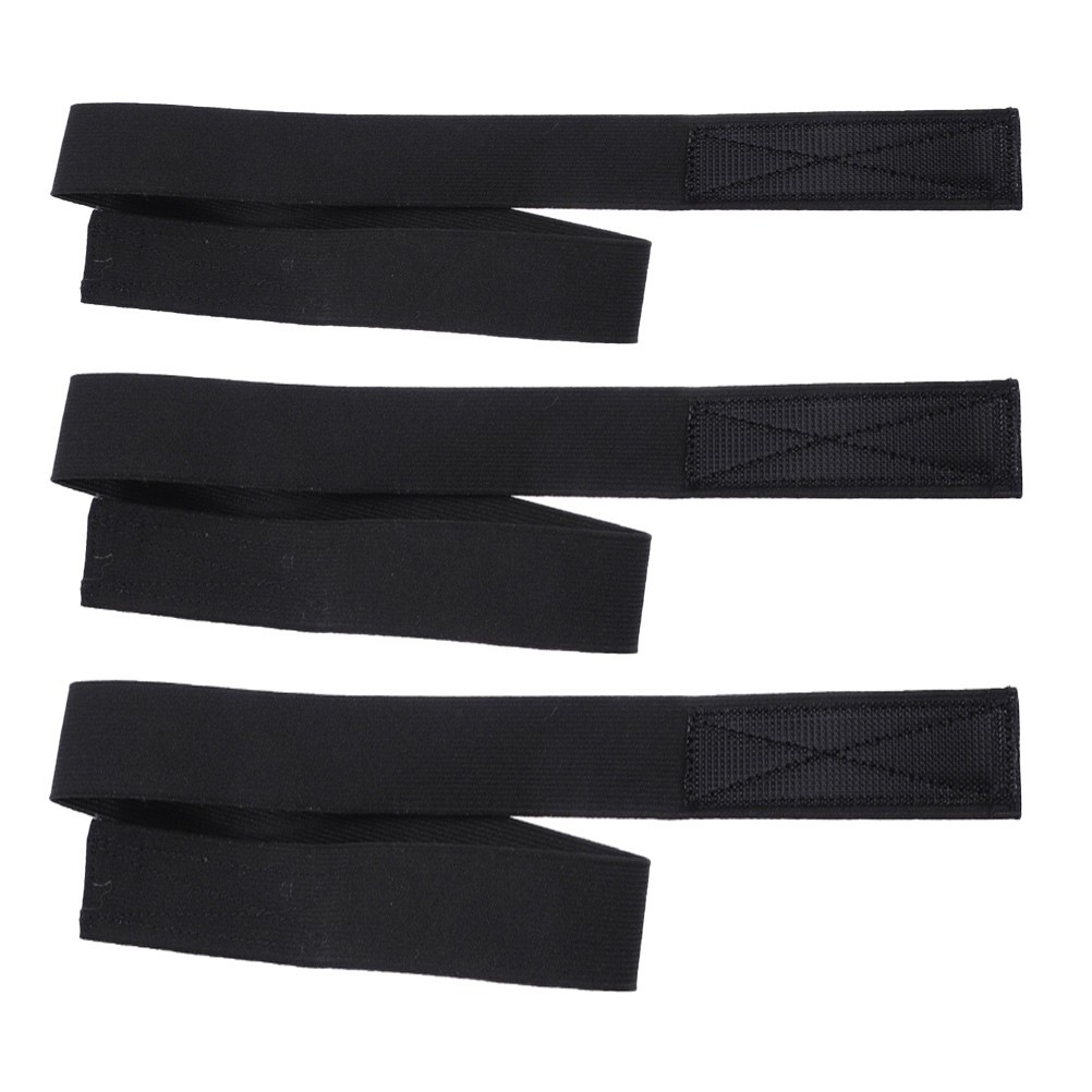 3Pcs Wigs Fixed Elastic Band Creative Headgear Band Black Wigs Strap