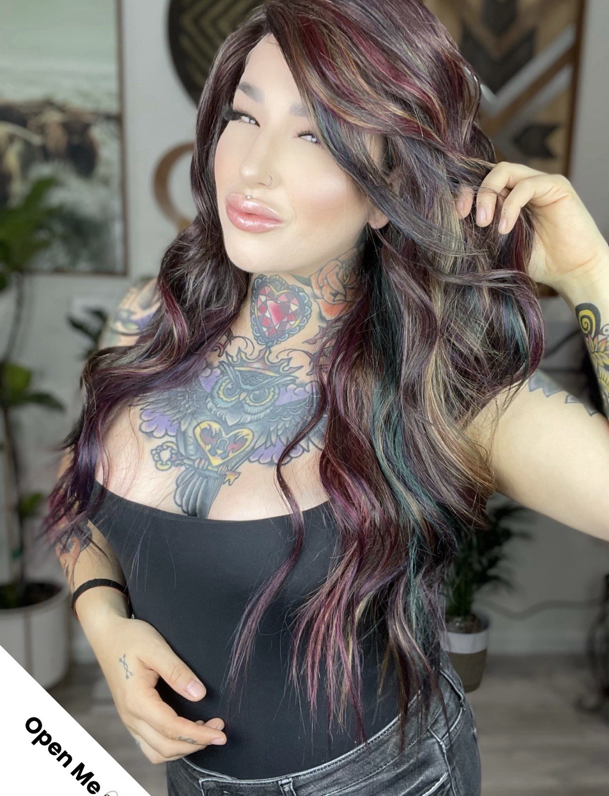 Luxury Lace Front Rebel Gypsy Wig Heat Safe Synthetic Hair for Women Daily Wear