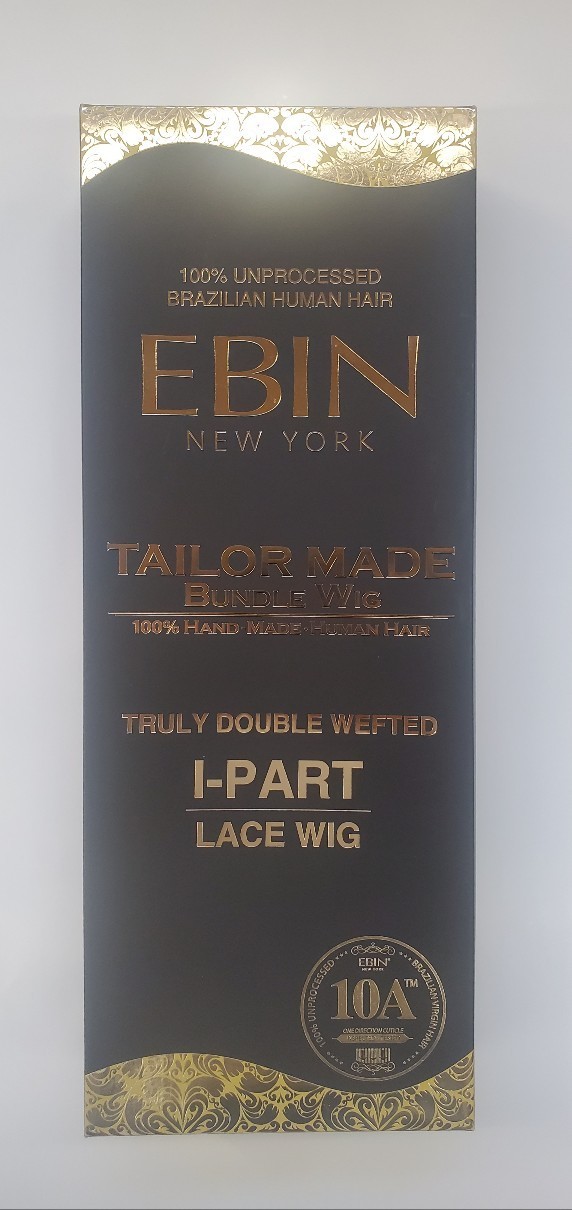 EBIN NEW YORK TAILOR MADE I-PART LACE WIG MALAYSIAN 20″ NATURAL COLOR
