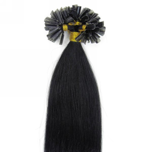 7A 100s U/Nail Fusion Keratin Tip Remy Human Hair Extensions 16″18″20″22″24″26″