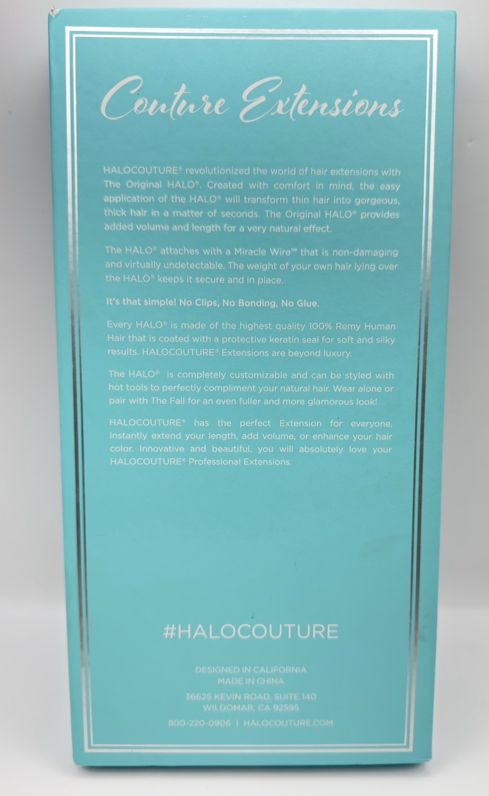 Authentic HALOCOUTURE The Original Halo® Hair Extensions – 12 Inch – Color #2