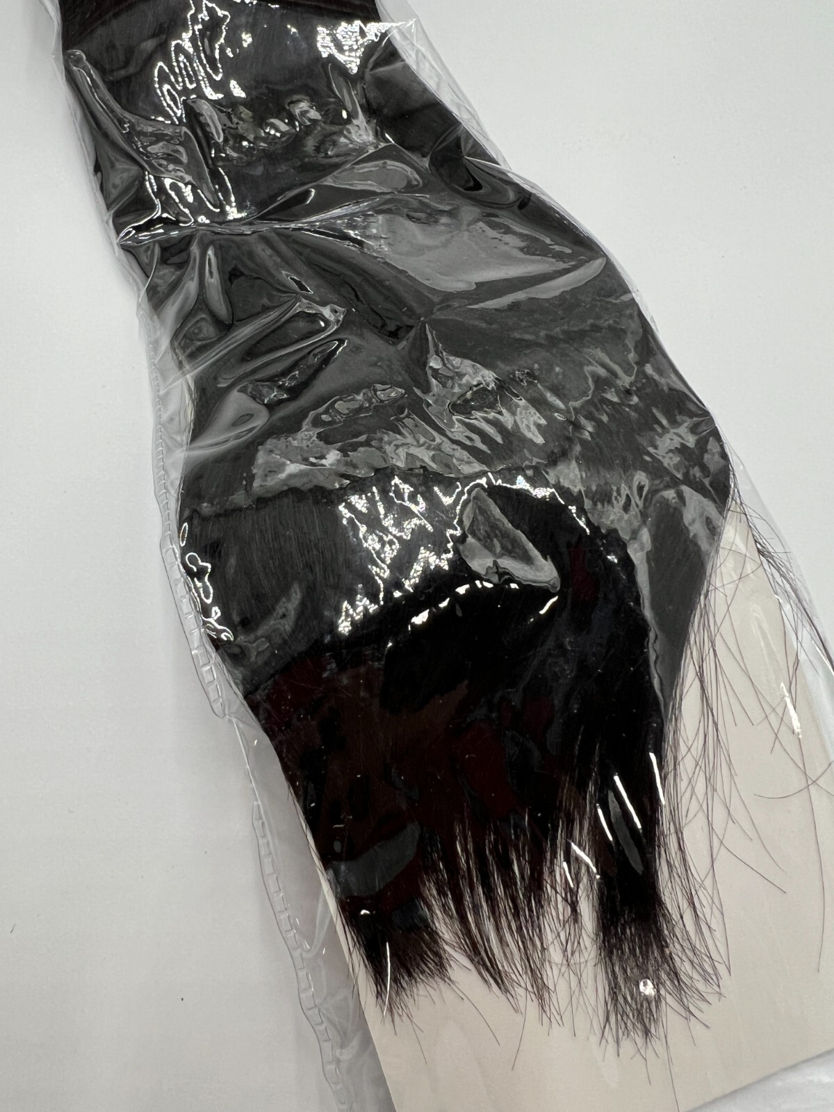 (QTY 1) Lacer Hair Clip-on 16″ Hair Extensions #1B ST With Clips/Eyelashes