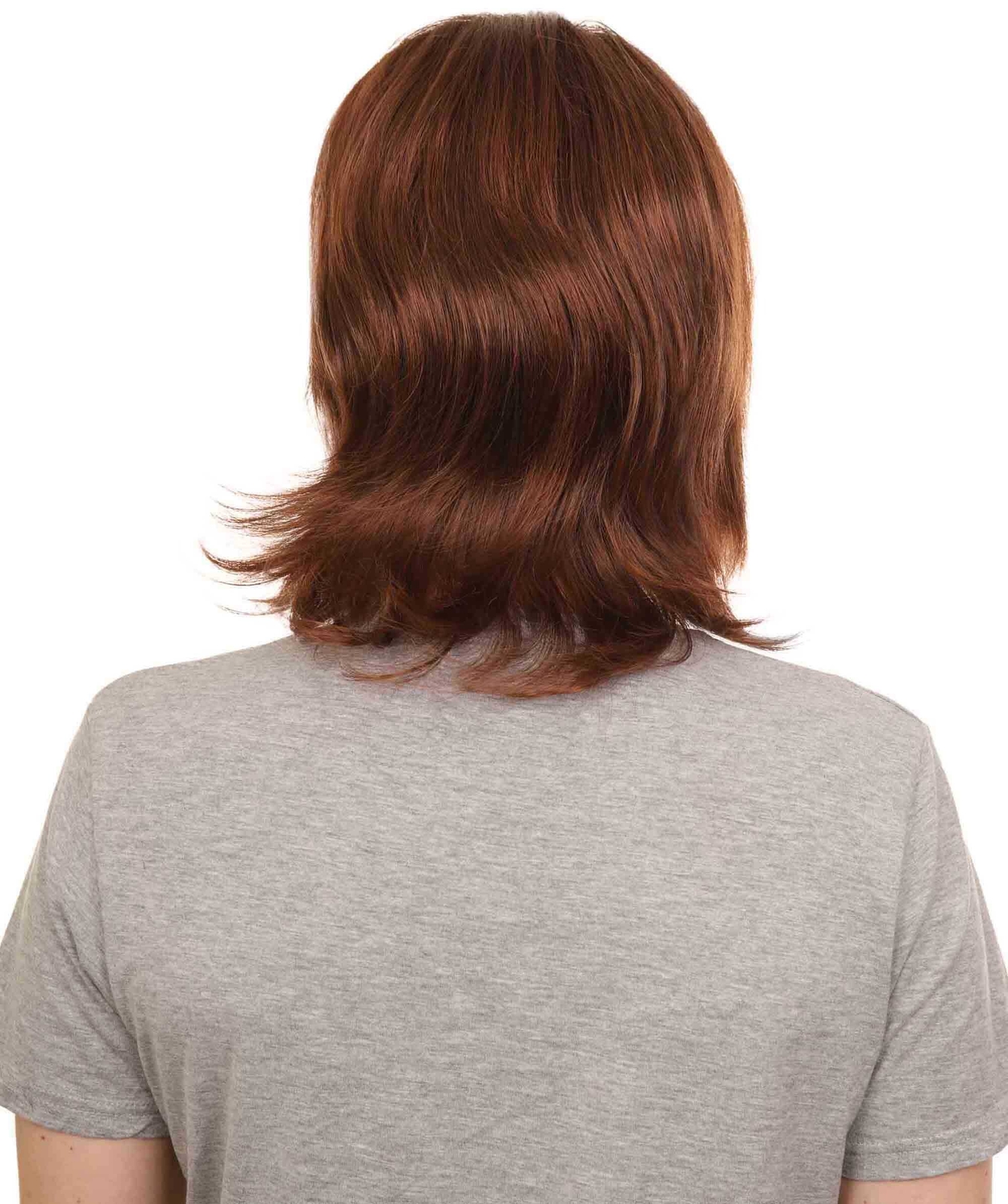 Men Fancy Brown Cosplay Halloween Wig | Premium Breathable Capless Cap | HM-472A
