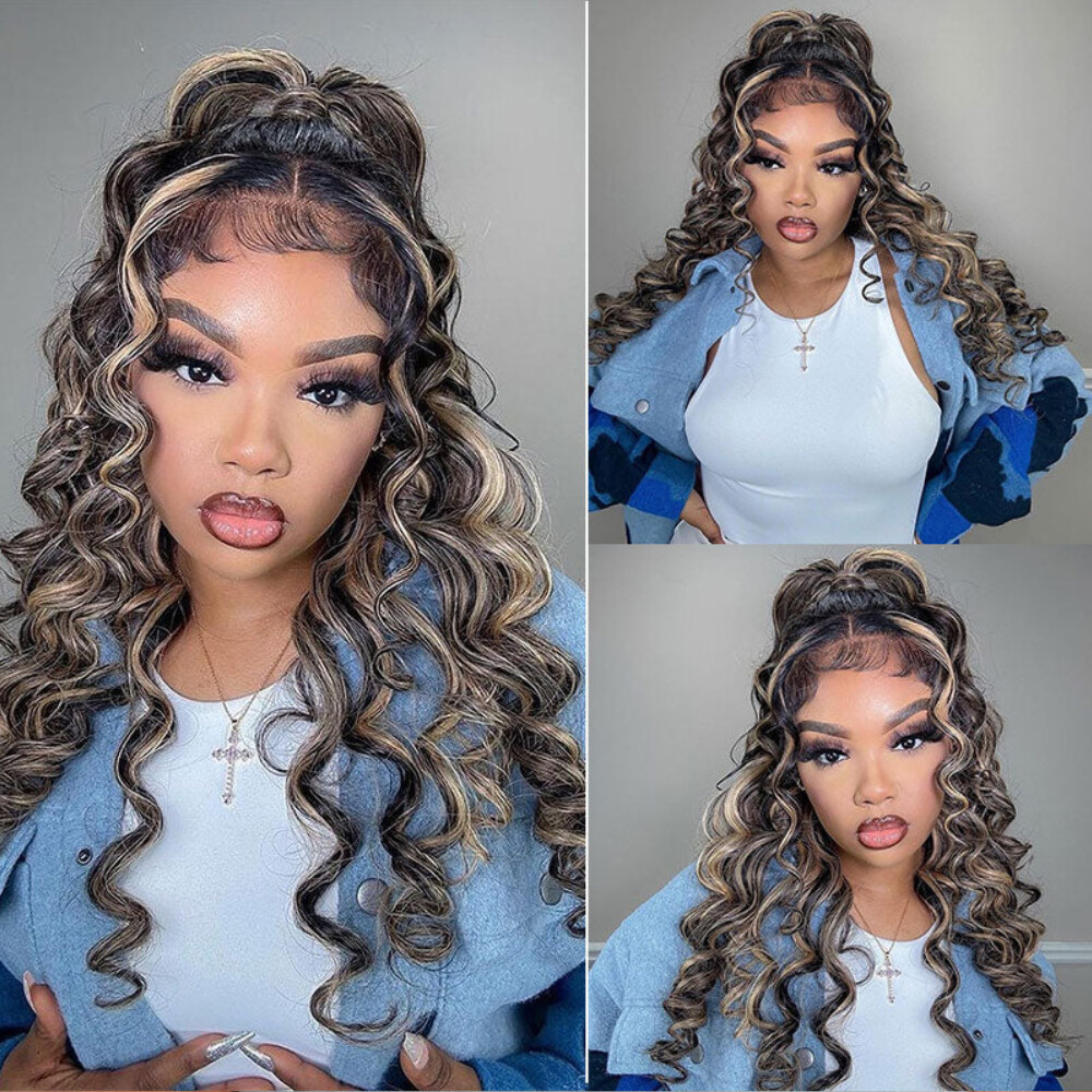 UNice Cambodian Bye Bye Knots Glueless Body Wave Blonde Pre Cut Lace Front Wigs