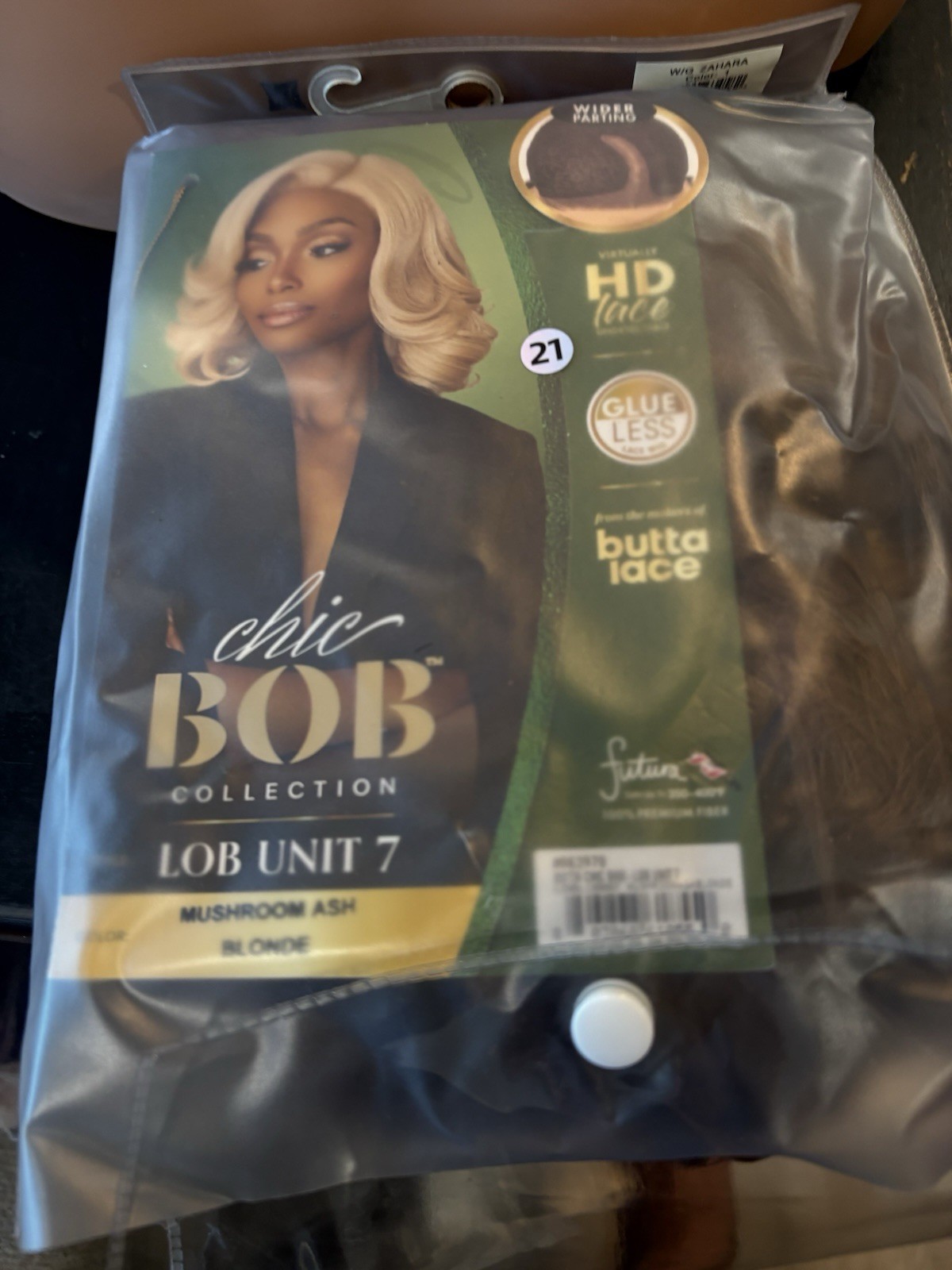 Sensationnel Chic Bob LOB Unit 7 HD Lace Bob Wig 7in Mushroom Ash MR-2/21