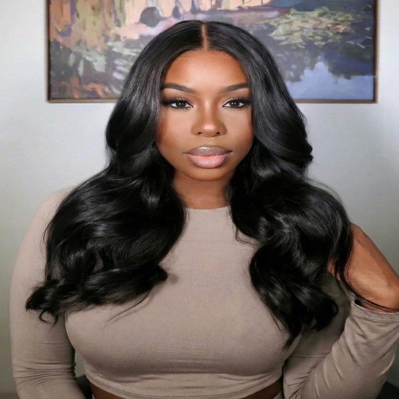 Megalook Hair Glueless Wigs Human Hair Pre Plucked Pre Cut 6X6 Hd Lace Closure
