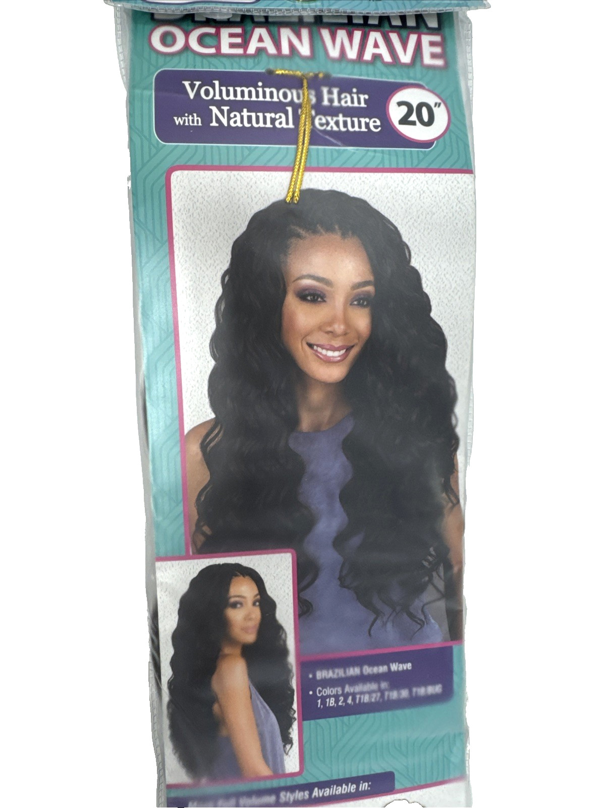 Bobbi Boss Voluminous Hair, Brazilian Ocean Wave, Soft And Light, 20”, Color 4