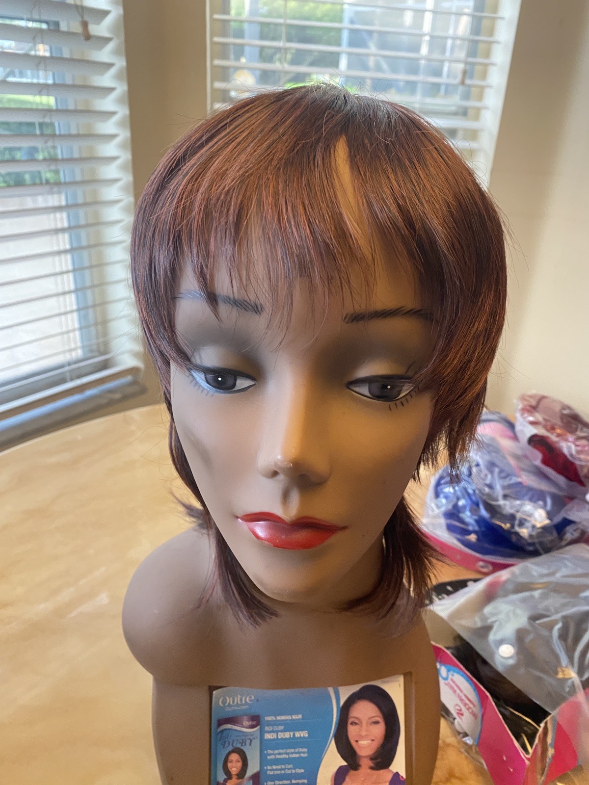 MODERN WAY FASHION PRINCESS WOMEN’S SYNTHETIC SHORT WIG – DARK BROWN
