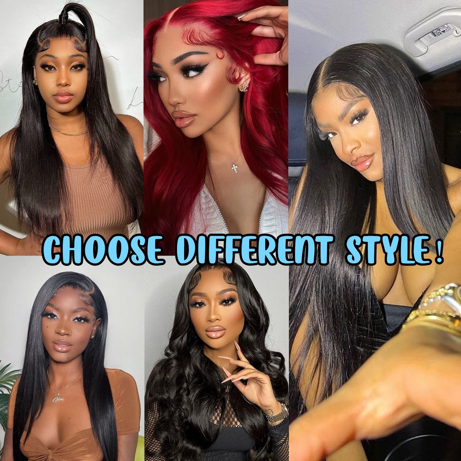 DULOVE Lace Front Wigs Human Hair 13×4 Straight HD Transparent Lace Front Wigs f