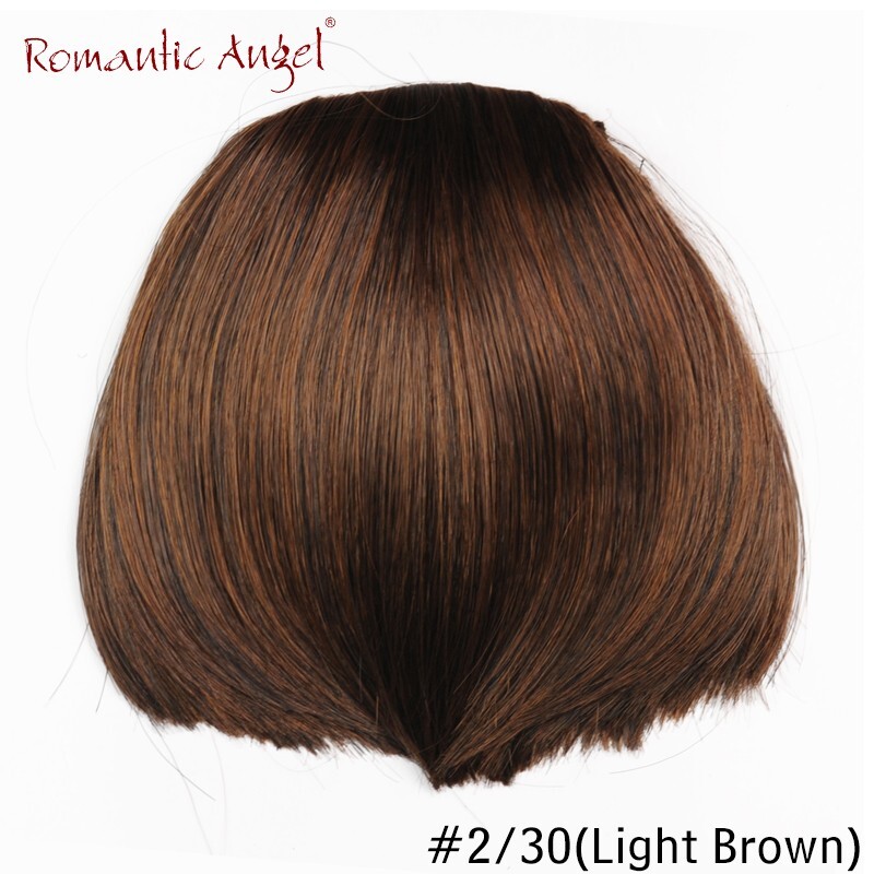 Good quality Bow-skimming bangs /neat bang /bangs /fringe/hairpieces in natural