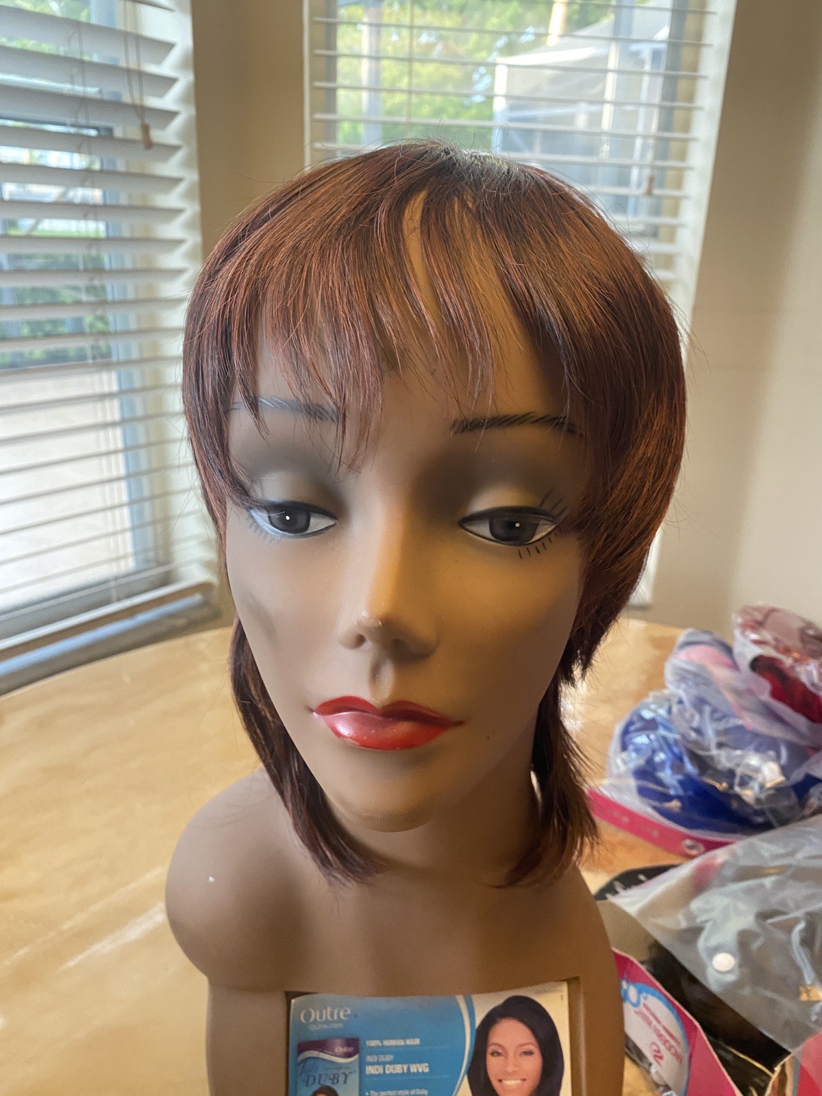 MODERN WAY FASHION PRINCESS WOMEN’S SYNTHETIC SHORT WIG – DARK BROWN
