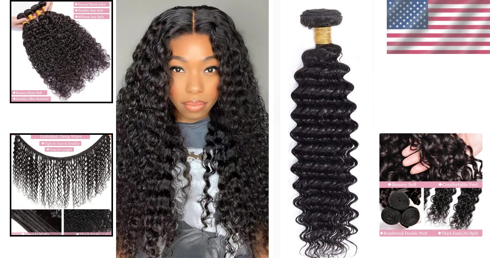 Elegant Deep Wave 26 Inch Bundle with Styled Versatility – Wig Cap Included
