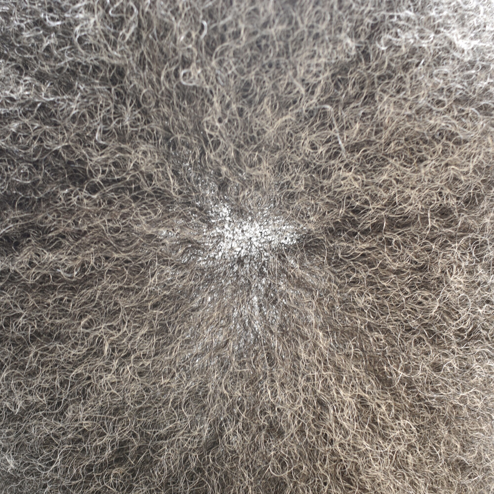 Full Lace Afro Curly Mens Toupee African American Human Hair Systems Replacement