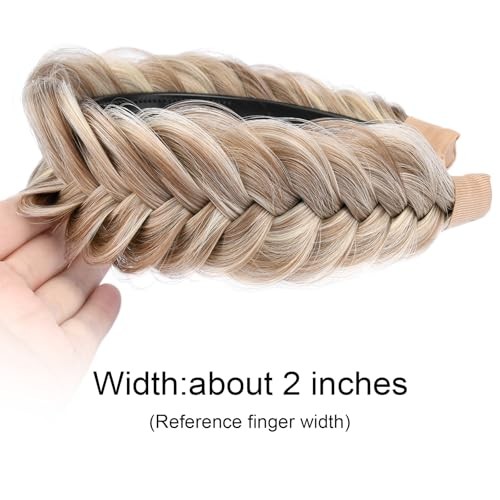 Braided Headband With Teeth Braids Hairband With Tooth Light Highlighted
