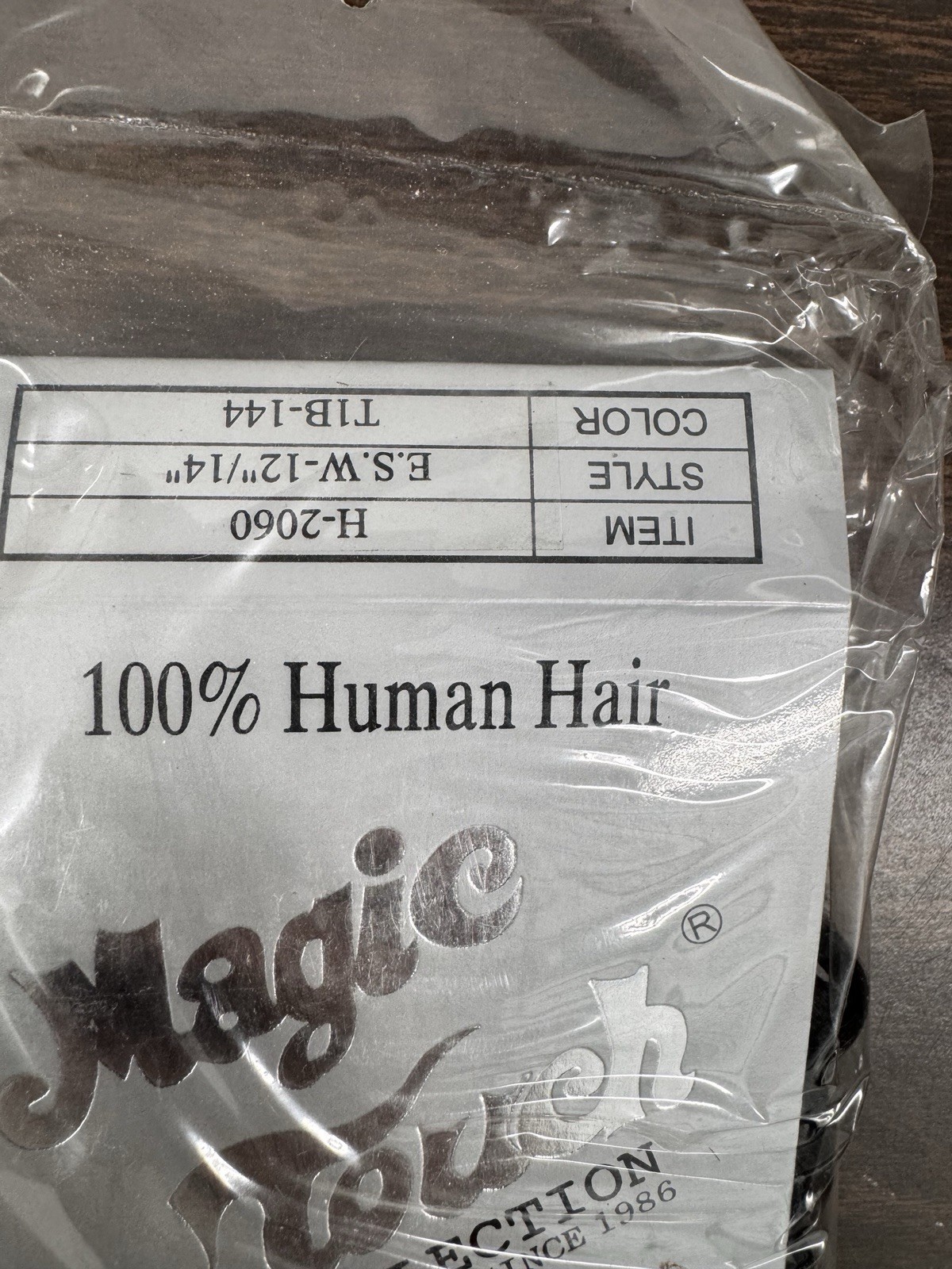 Magic Touch 100% Human Hair Curly Weaving Extension T1B/144 12-14’