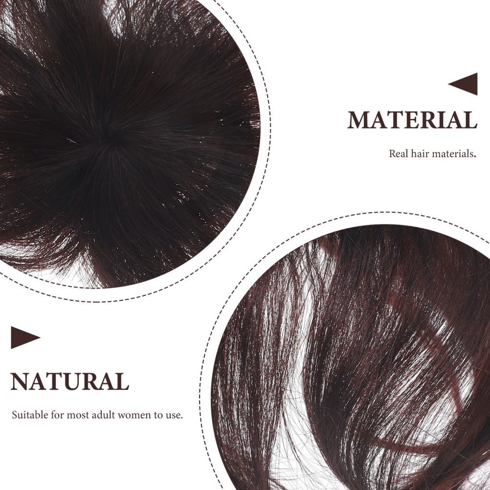 15 cm Natural Hairpiece Wiglet for Women Hair Topper for Thinning Hair