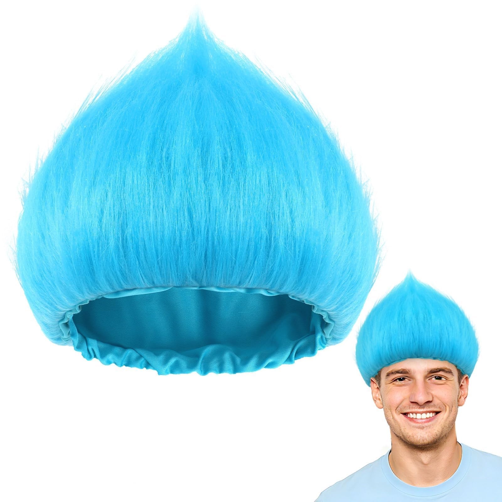 Crazy Wig Hair, Funny Wig Hair Costume Accessory Hairband for Parties Hair Ha…