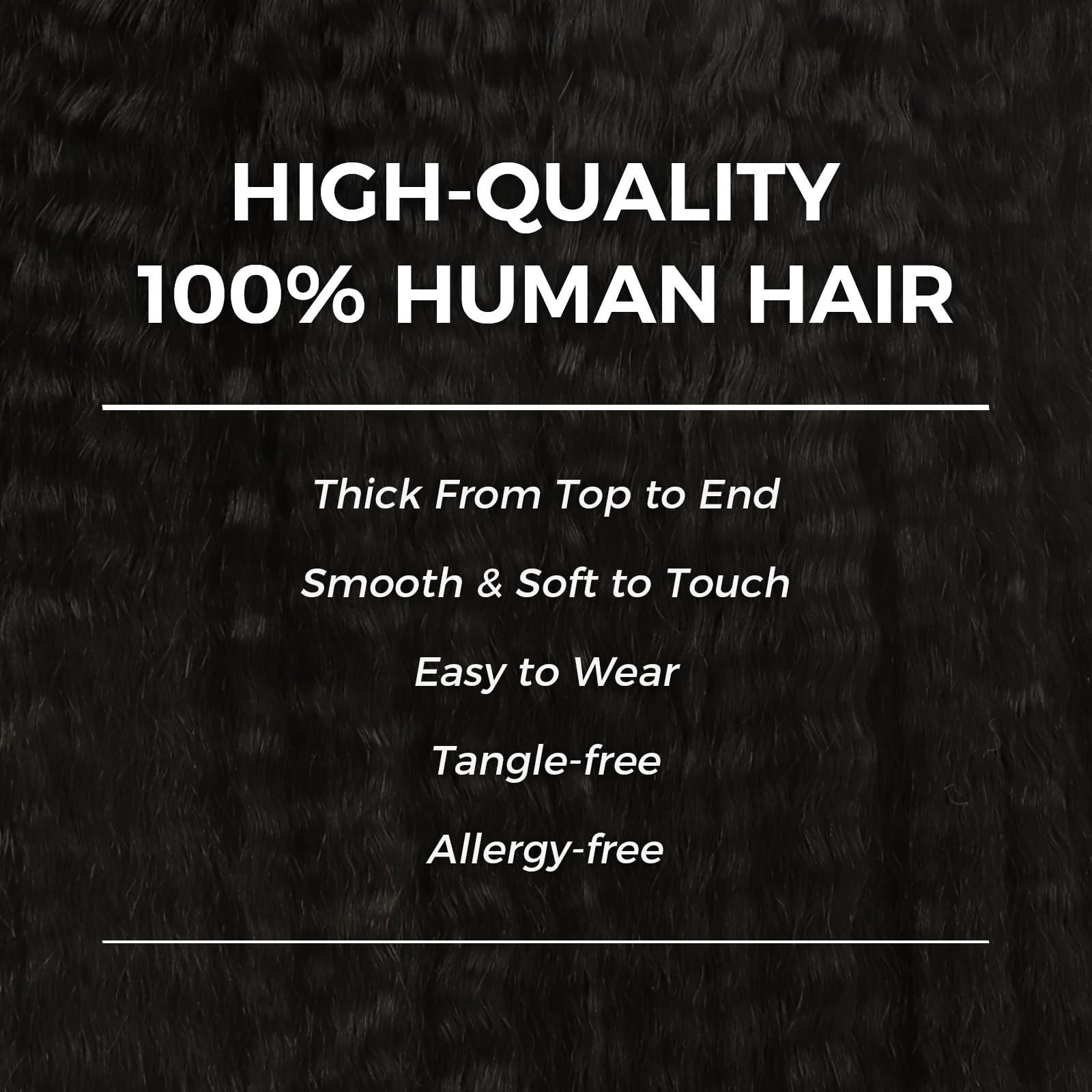 Clip in Hair Extensions Real Human Hair 110g Kinky Straight Seamless Clip in …