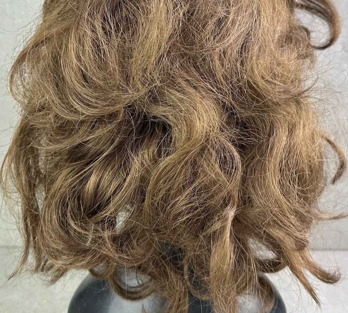 Kanekalon Wig Vintage Brunette 100% Modacrylic Fibre 1960s 1970s JAPAN Hong Kong
