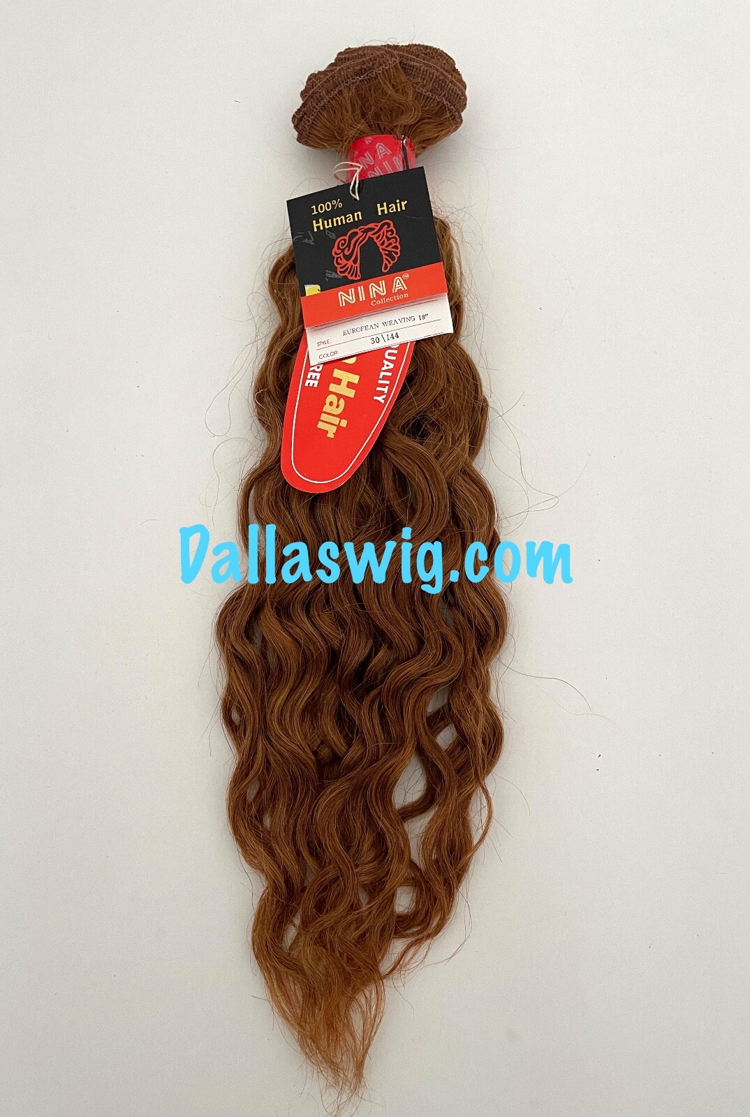 CLOSEOUT SALE 100% Human Nina European Wave Weaving Hair 18″ ONE Bag