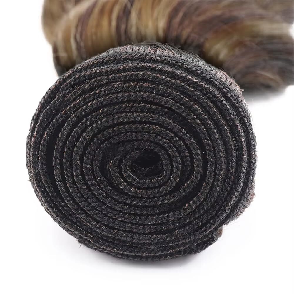 P4/27 Highlight Body Wave Bundles Human Hair Bundles Blonde Remy Hair Weft