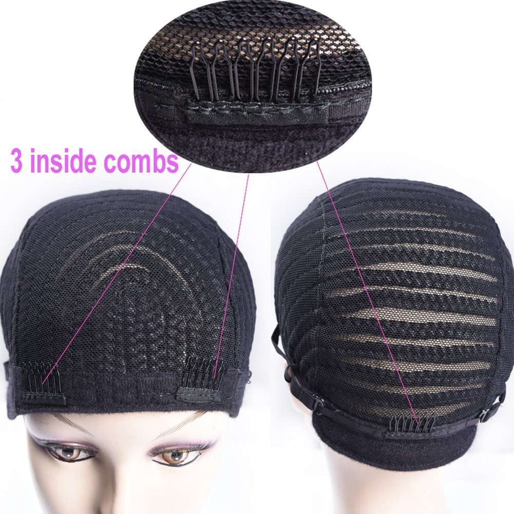Refined Braided Wig Caps Crotchet Cornrows Cap For Easier Sew In Caps for Mak…