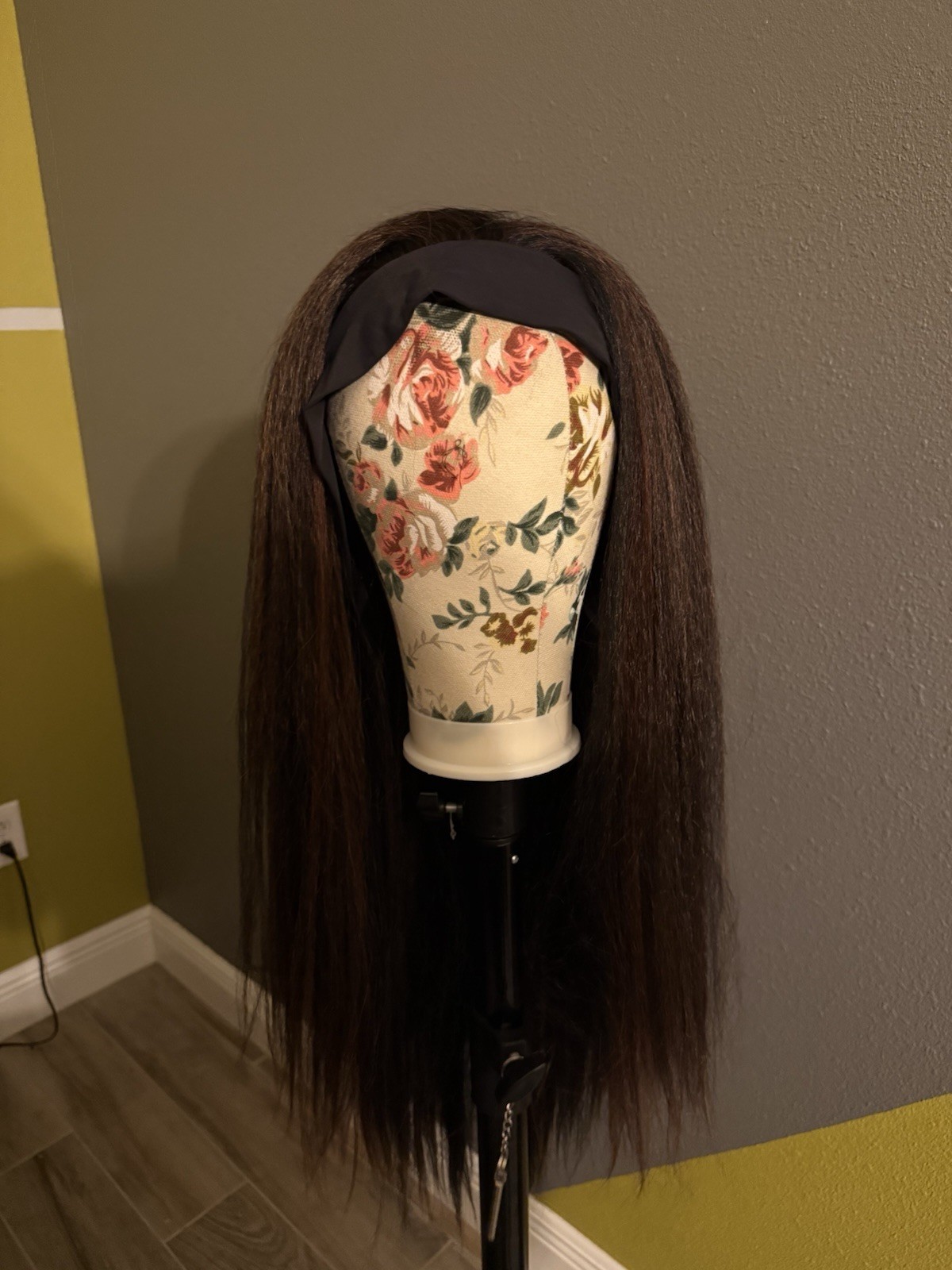 HIGH LIGHTED SYNTHETIC HEADBAND WIG FOR HALLOWEEN OR WHENEVER NATURAL TEXTURE