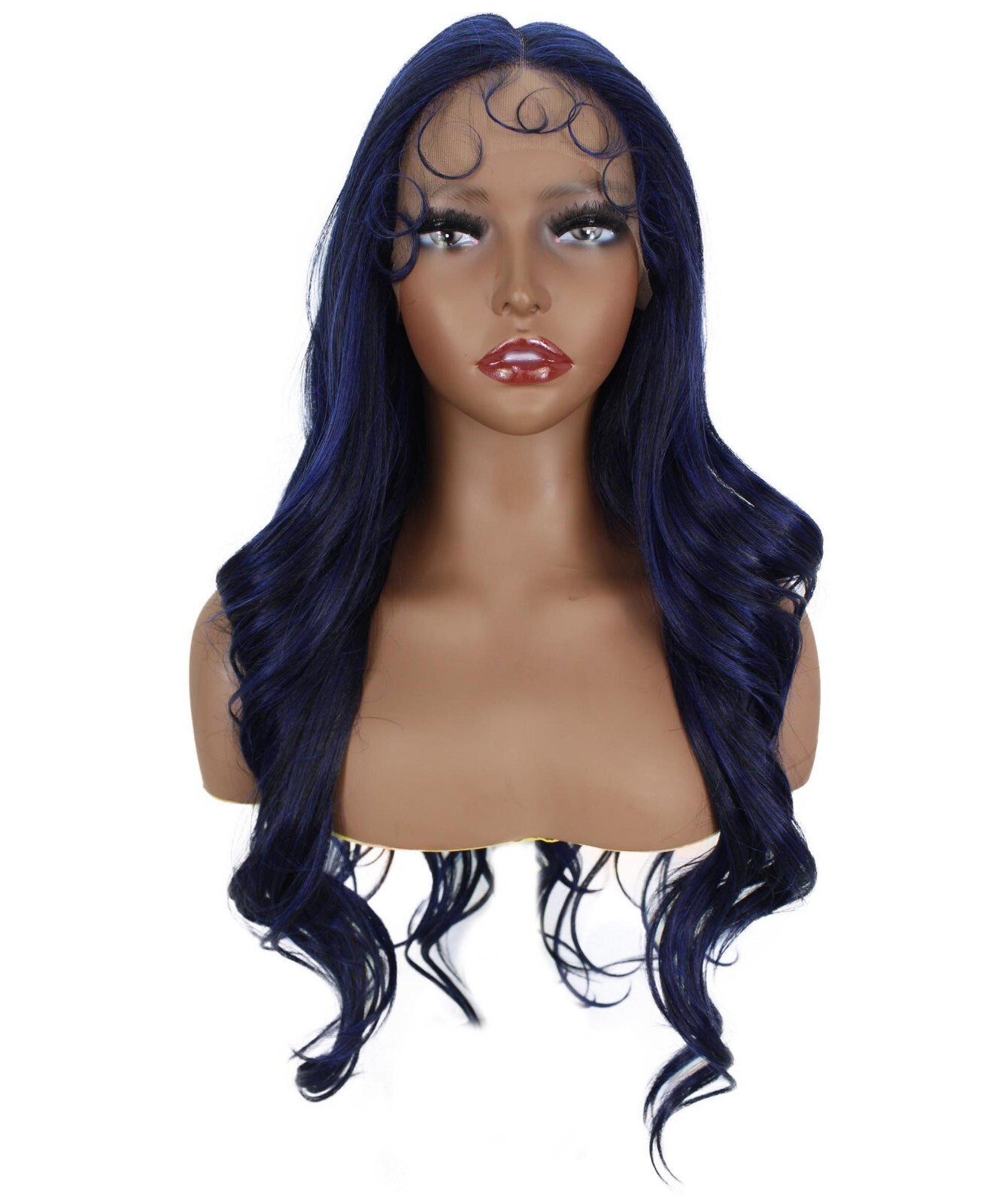 LUXLUXE Liza 27.5” Mid-part HD Lace Front Long Wavy Natural Looking Wig