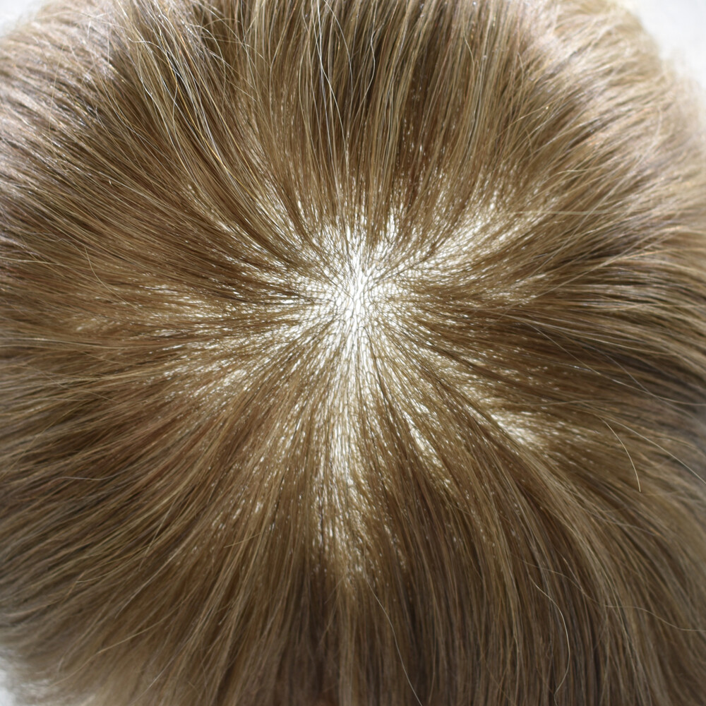 Mens Hair Replacement Ultra Thin Skin Toupee All Colors Hairpieces PU System Wig