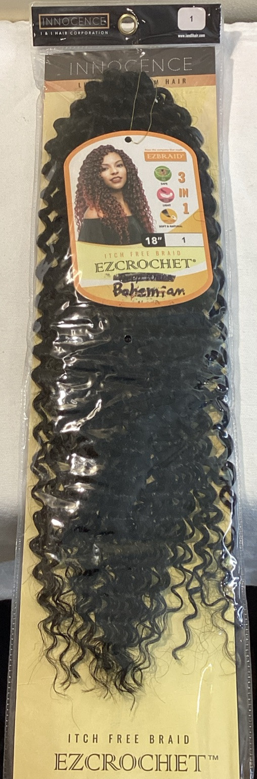 Innocence Itch Free Braid Ezcrotchet Bohemian Wave (Deep Wave?)