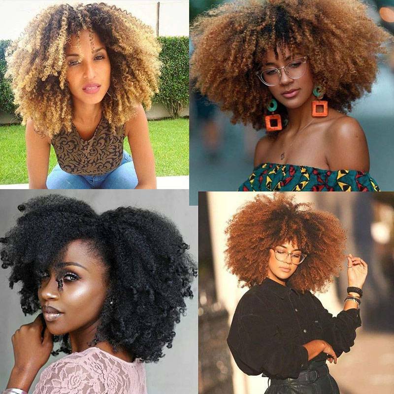 3Bundles Afro Kinky Curly Braids Kinky Bulk For Braiding Hair Extension As Human