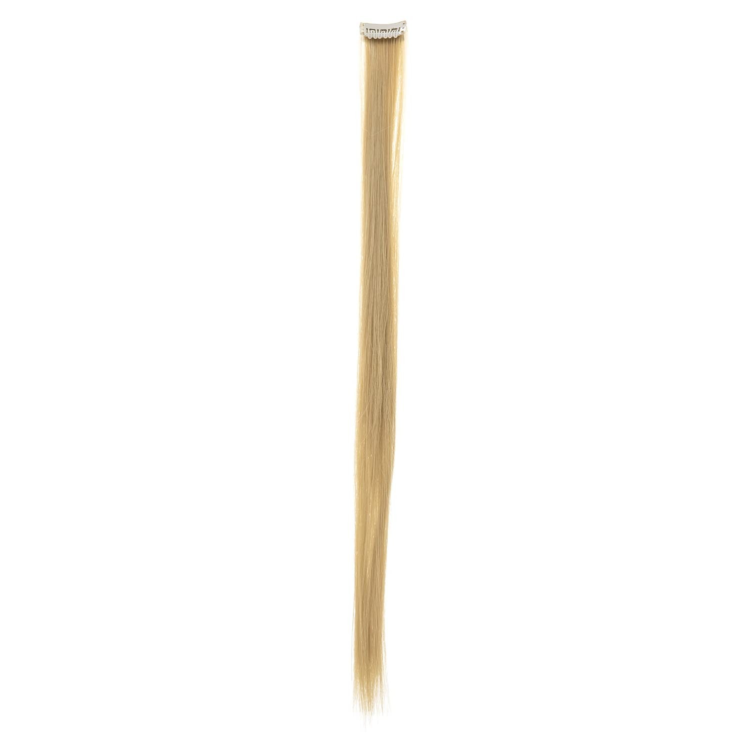 Easy Clip-In 12 Pcs Straight Hair Extensions – 18” Beige Blonde Highlights