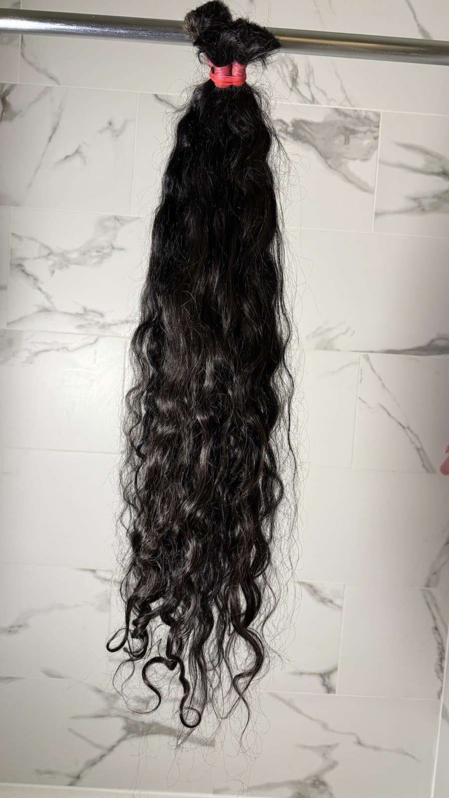 38 Inches Indian Hair Loose DeepUnprocessed No Weft Human Hair Bulks