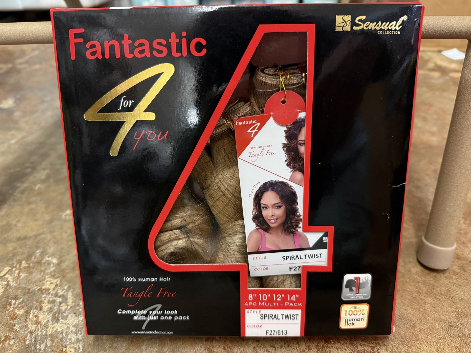 SENSUAL COLLECTION FANTASTIC 4 Spiral Twist 8”10”12”14” #F27/613