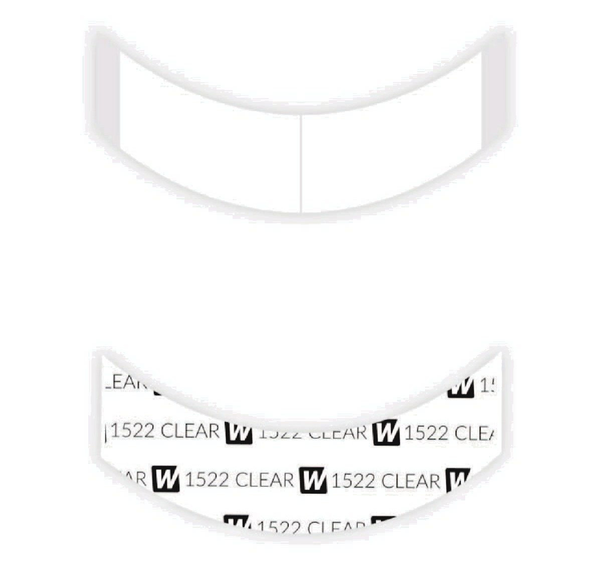 WALKER 3M 1522 ADHESIVE HAIRPIECE TAPE 108 PC CC CONTOUR,TOUPEE,POLY WIG SYSTEM.