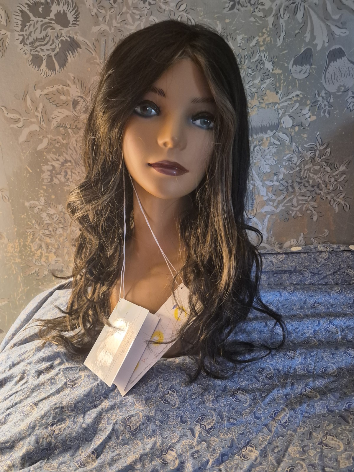 Rene of Paris Rylee 2384 Lace Front Long Wavy Layered Synthetic Wig Mocha Brown