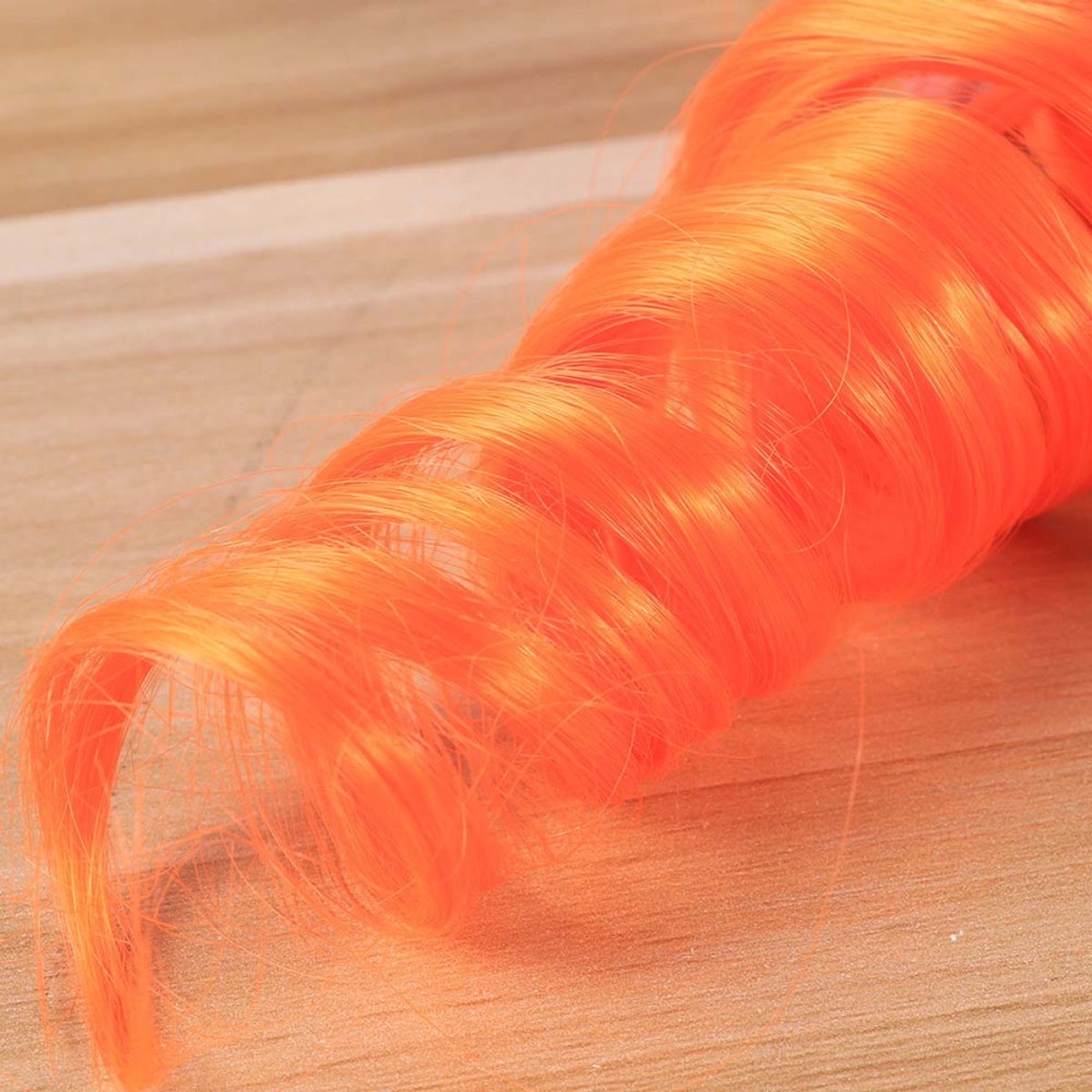 12Pcs Durable Hair Extensions Clip Colored Hair Pieces for Fashion Styling