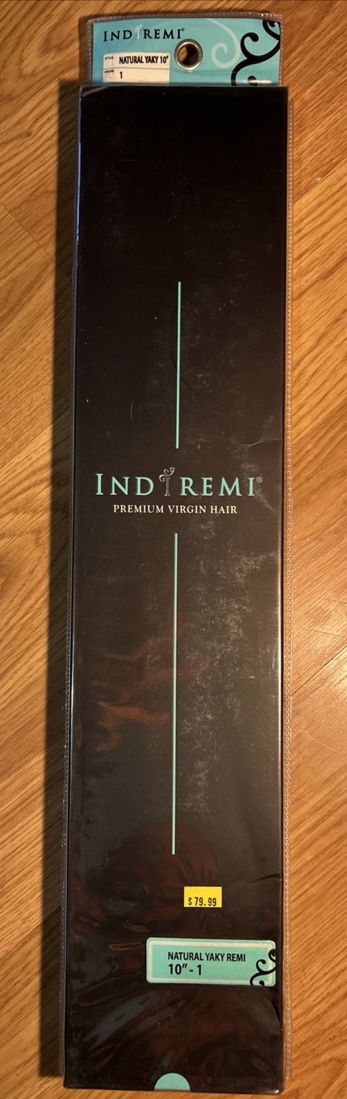 100% Human IndiRemi Human Hair. 10”inch. Color # 1. 1 Pack For $55