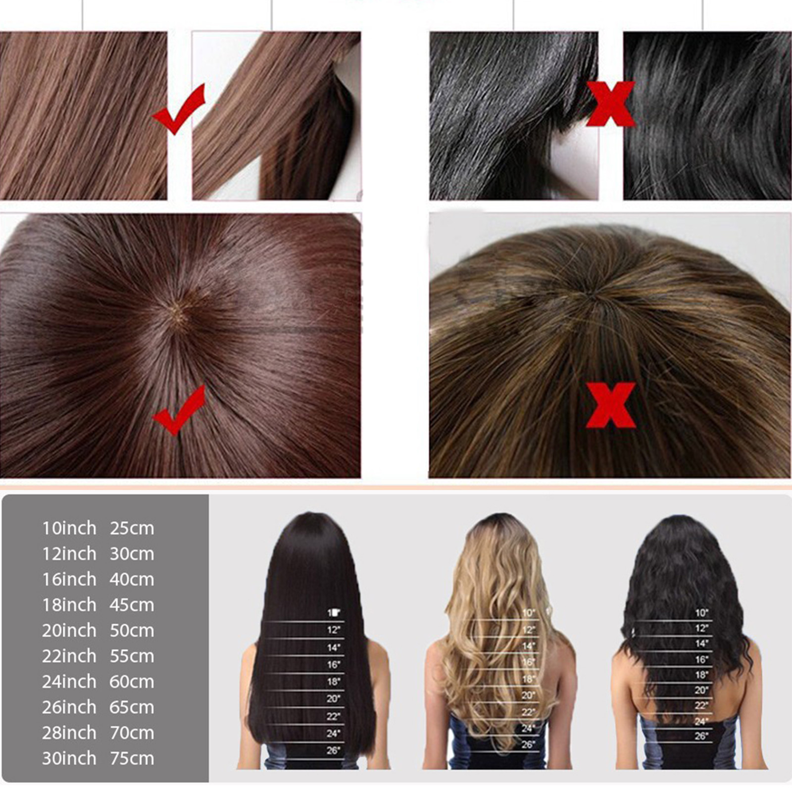 Hot Long Hair Full Wig Ombre Two Tone Heat Resistant Synthetic Fibre Wigs Thick