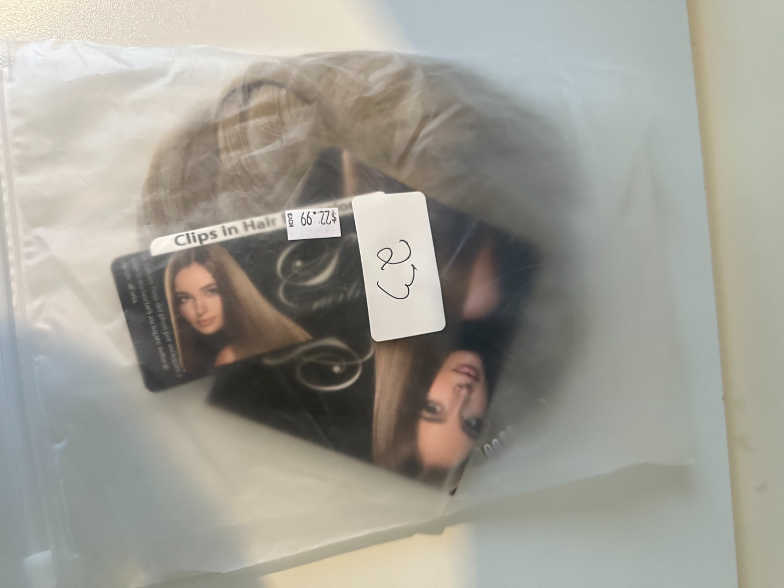 S-Noilite Hair Extension Women Gray Straight Synthetic Washable Clip-In SZ N226