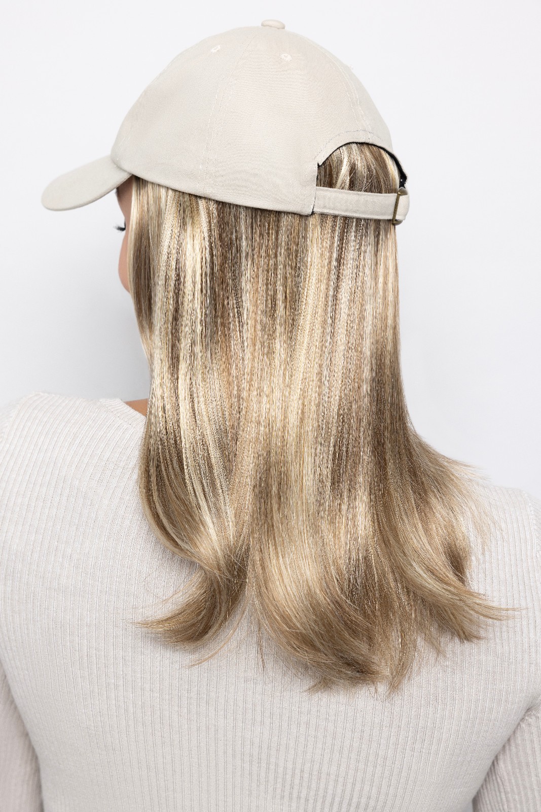 Long Baseball Cap Beige-Henry Margu