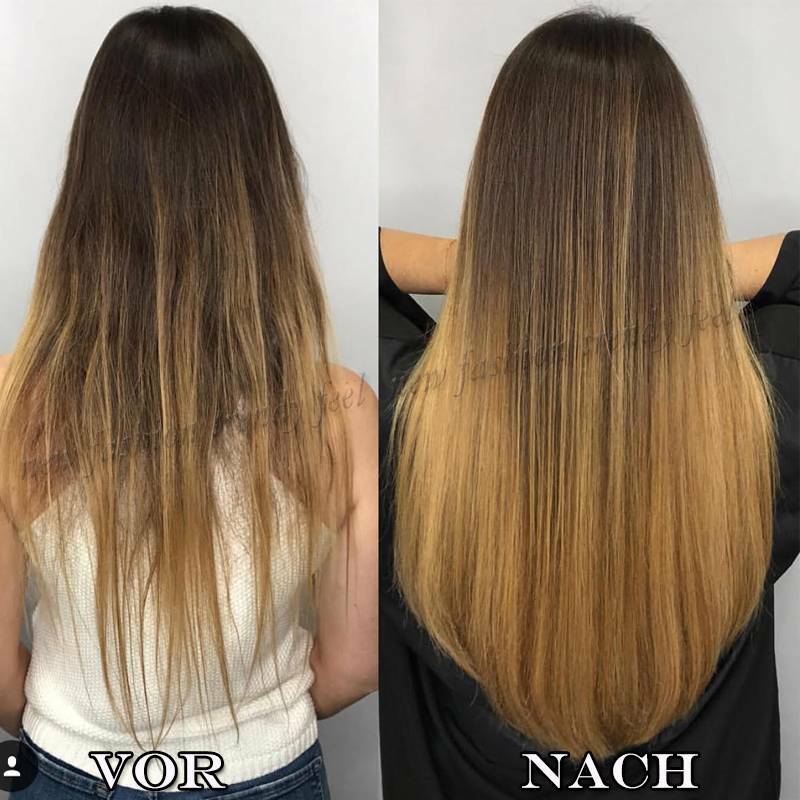 Luxury THICK 170g++ Double Weft Clip In Remy Human Hair Extensions Full Head US