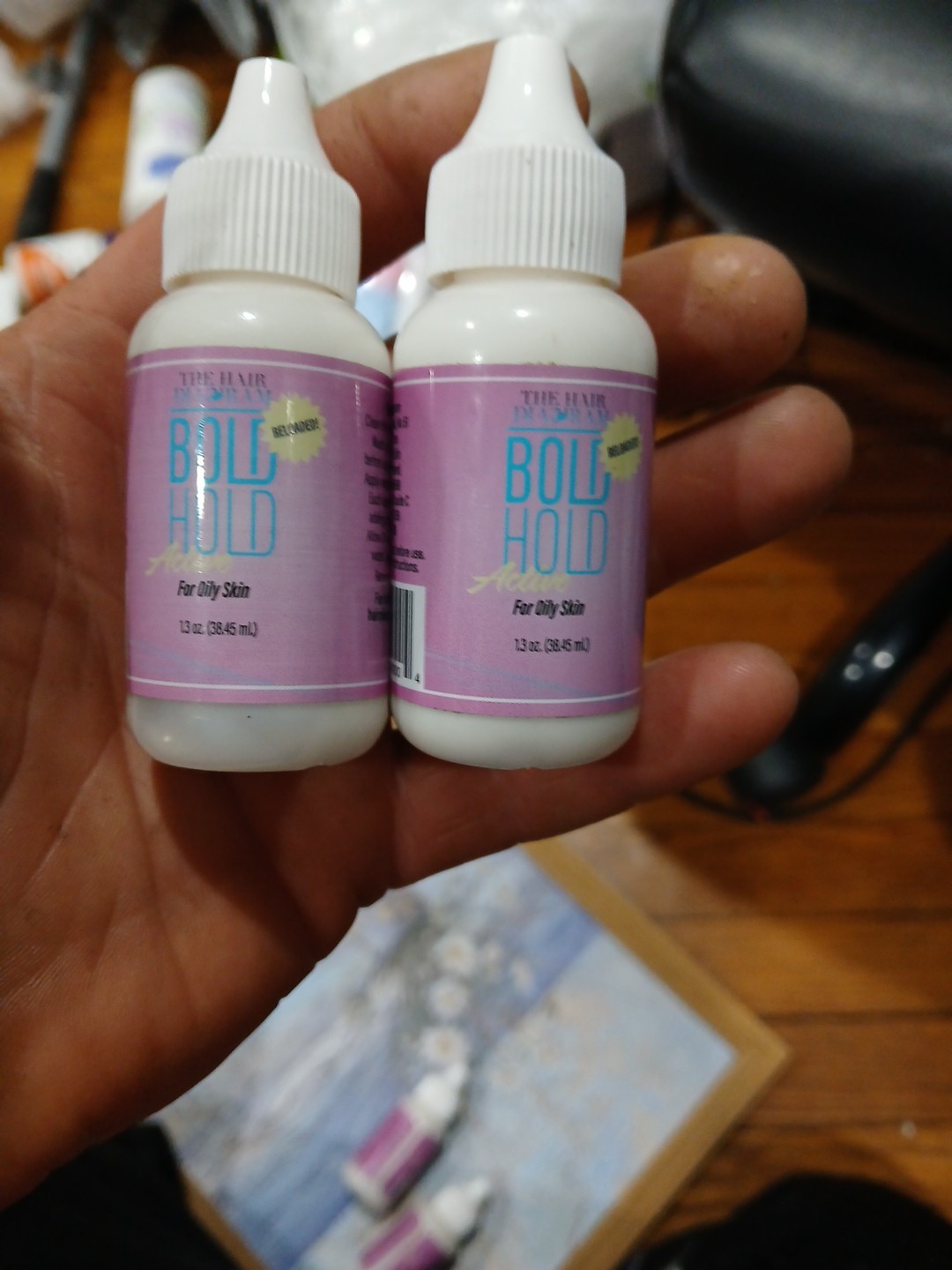 2Bold Hold Active Reloaded Strong Hold Glue for Wigs, Formulated Oily Skin 1.3oz