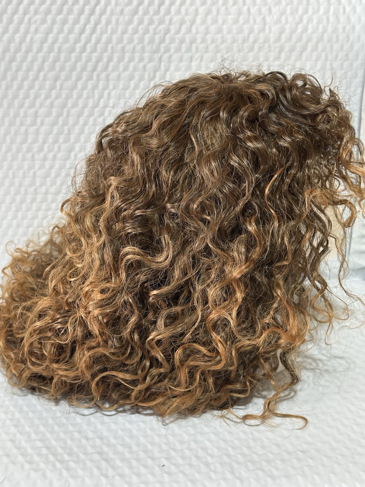 Frodio Natural Curly Human Hair Blend Ready To Wear Half Wig