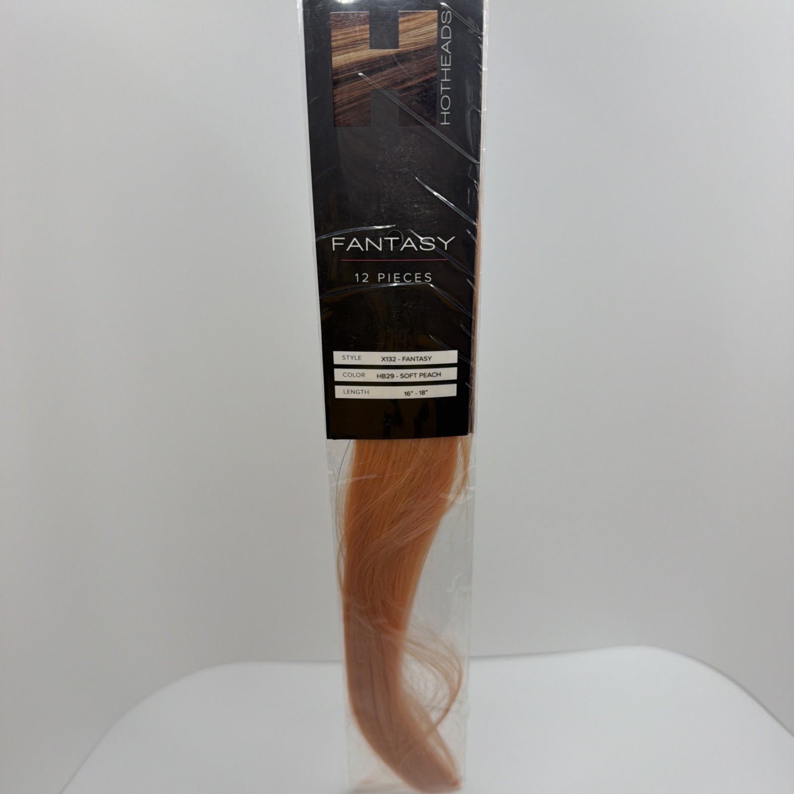 Hotheads Tape In Extensions Original Fantasy Color Soft Peach 12 Pieces 16-18”
