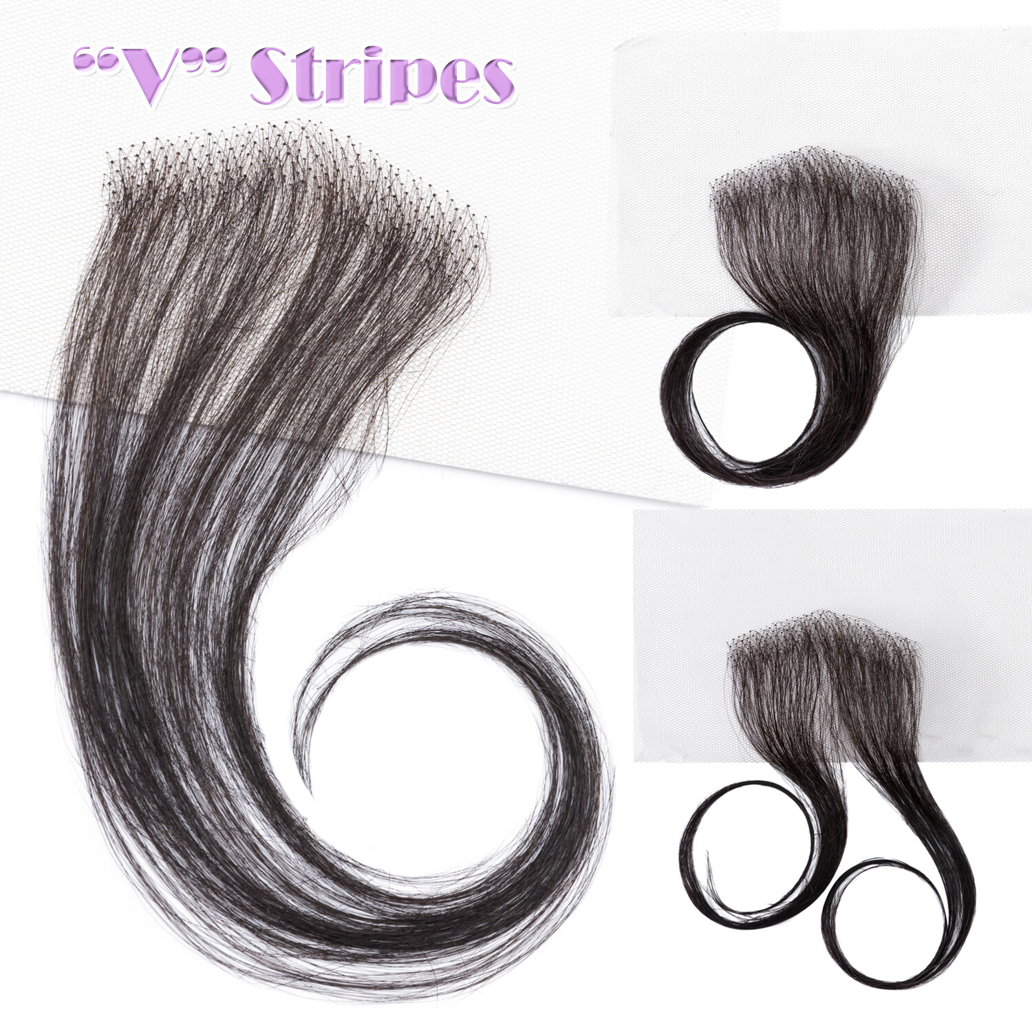 Edges Hair Lace Baby Hair Strips Invisible Hairline 100% Virgin Human Hair Edges