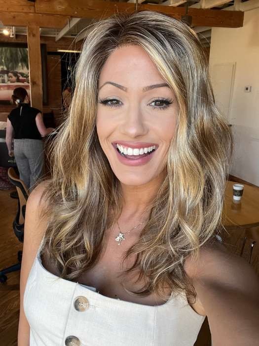 “ARROW” WIG *ELLEN WILLE* Color LIGHT BERNSTEIN-Extended Lace Front, Mono Part