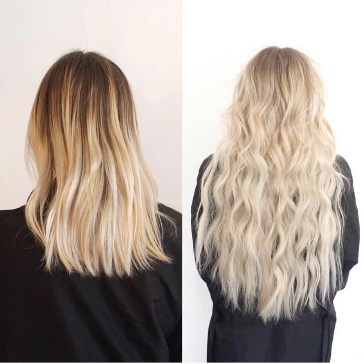 Bohyme 100% REMY Human Hair Halo Extensions 18” T6/BL22 Halo Couture