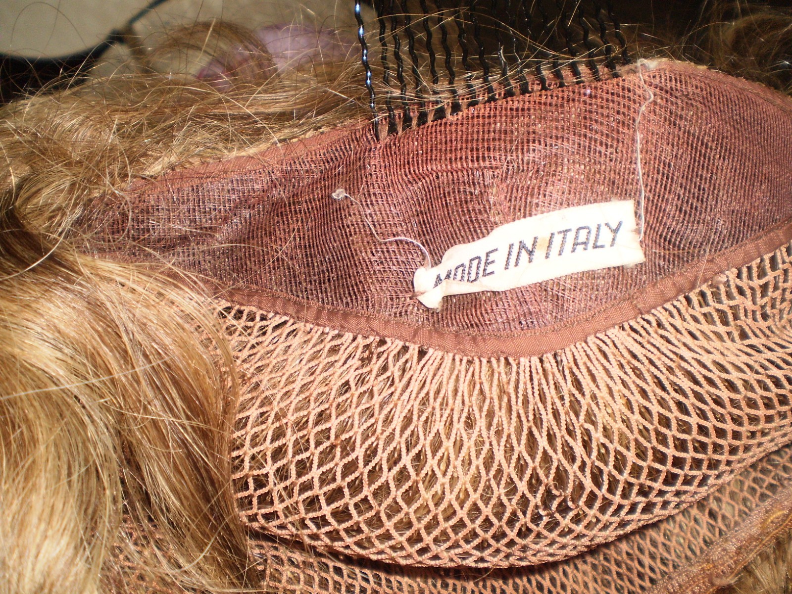 1960’s vintage pure Italian human hair wig