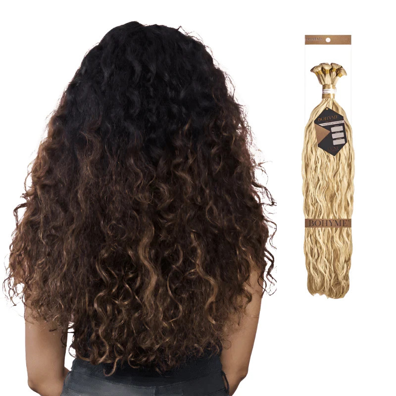Bohyme French Refined Machine-Tied Weft Human Hair 16″ Color 30.